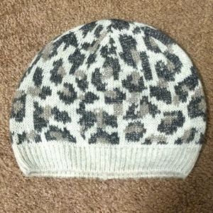Leopard print hat